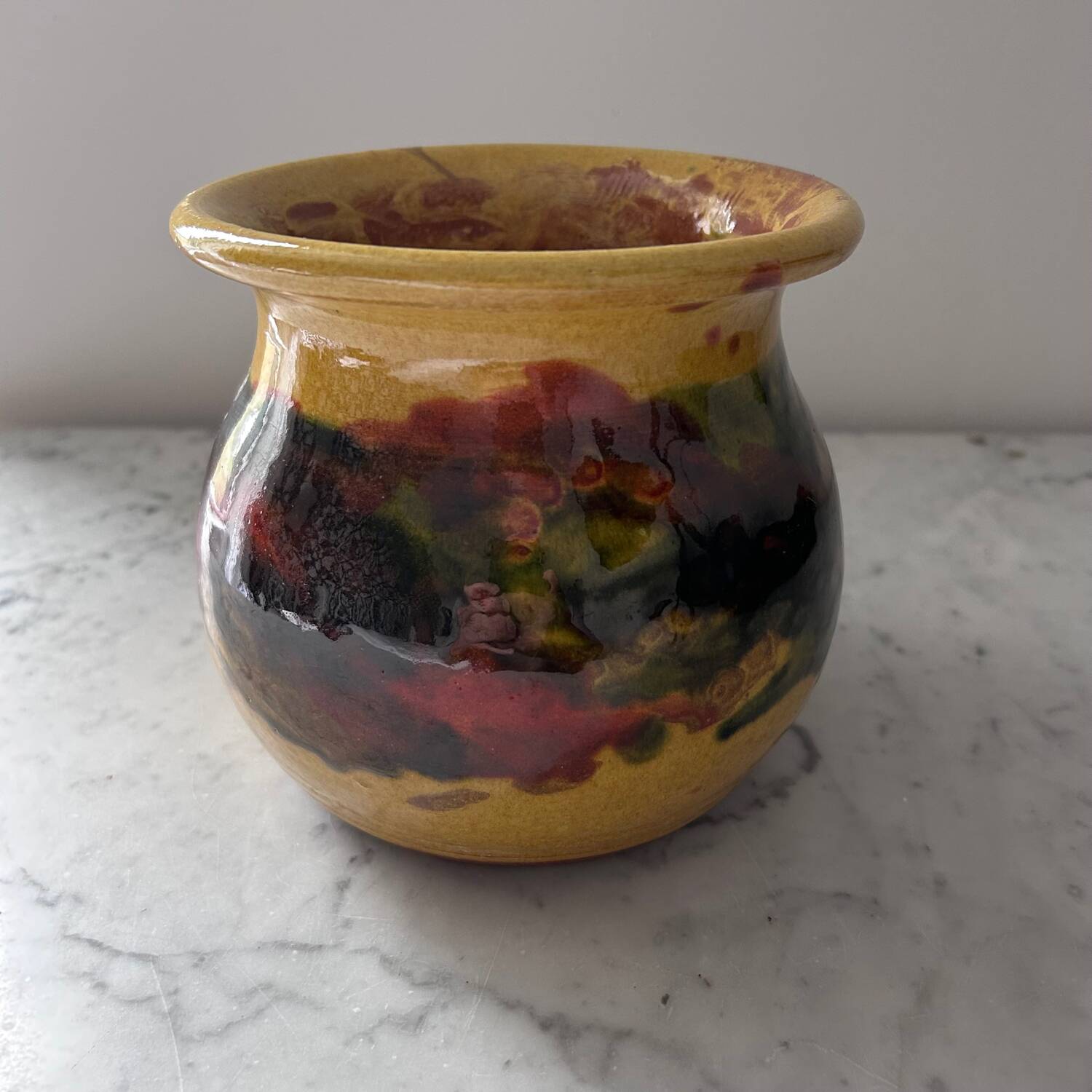 Petite jarre provençale émaillée 