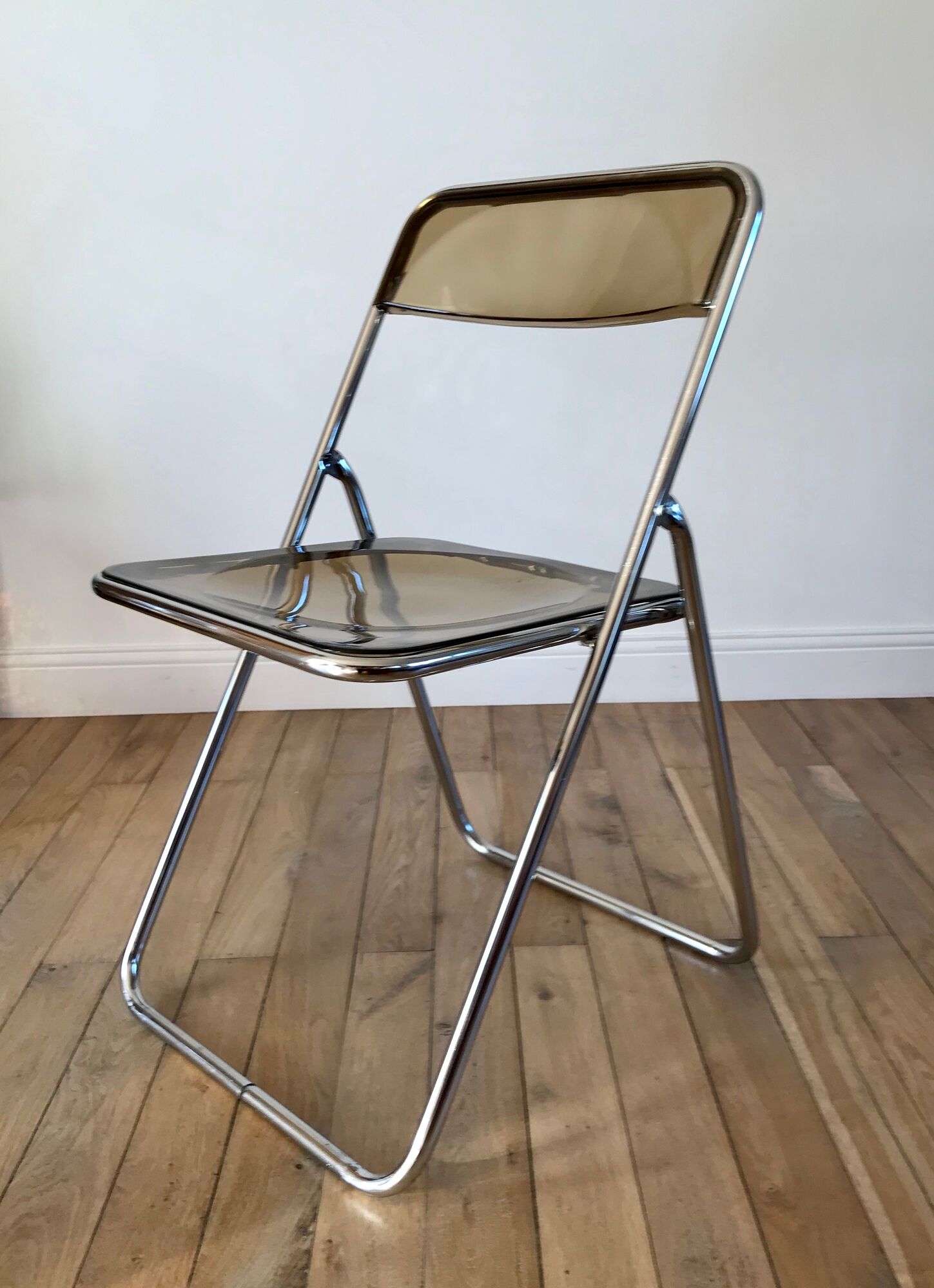 Pair of space age folding chairs, Italy 1967