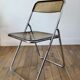 Pair of space age folding chairs, Italy 1967