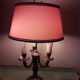Lampe bouillotte en bronze 3 feux
