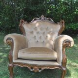Big baroque armchair