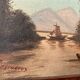 Paire tableaux paysage