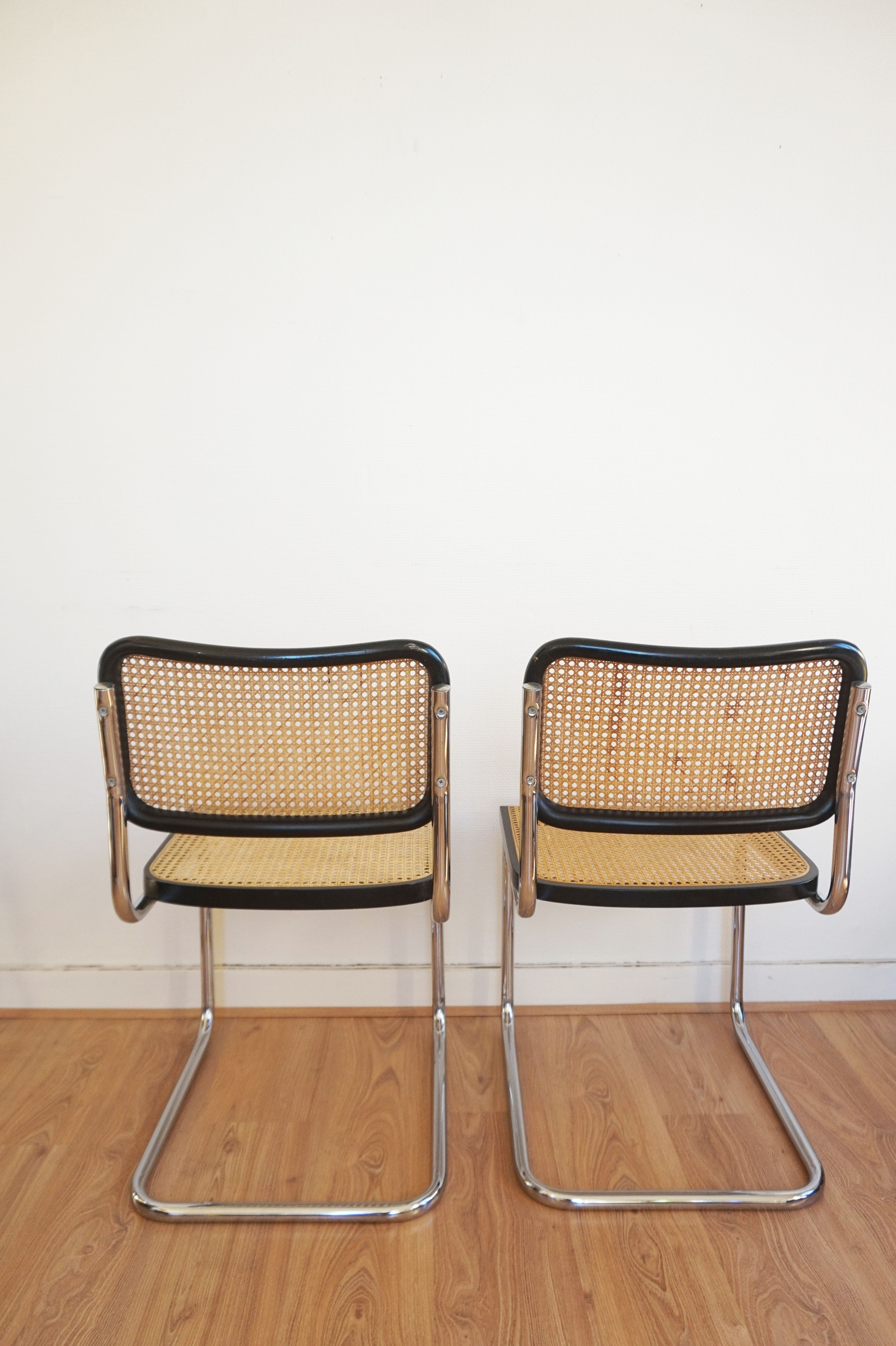 Pair of chairs by Marcel Breuer model B32