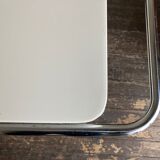 White trolley Italian design side table 1970