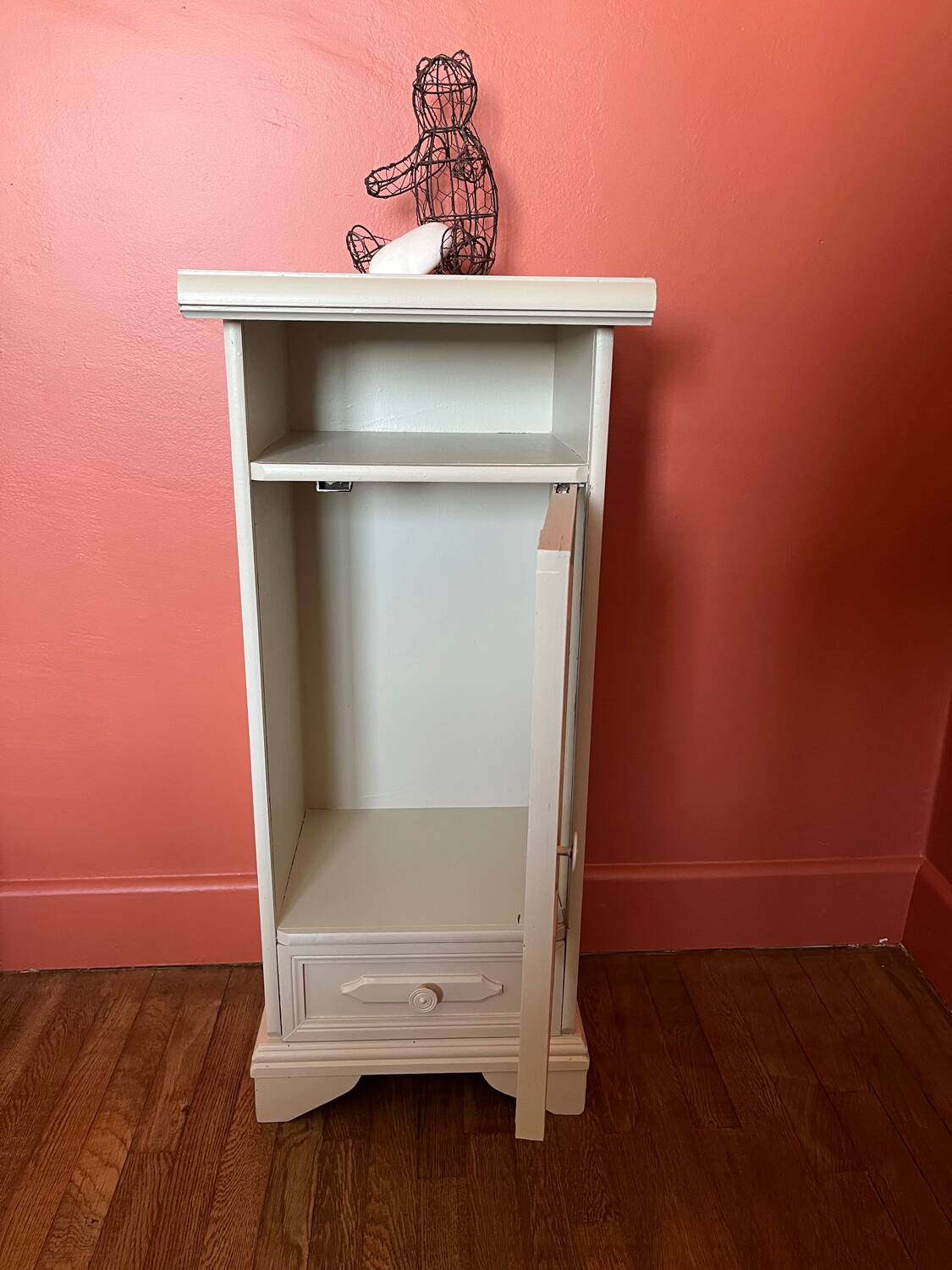 Antique bedside table refurbished