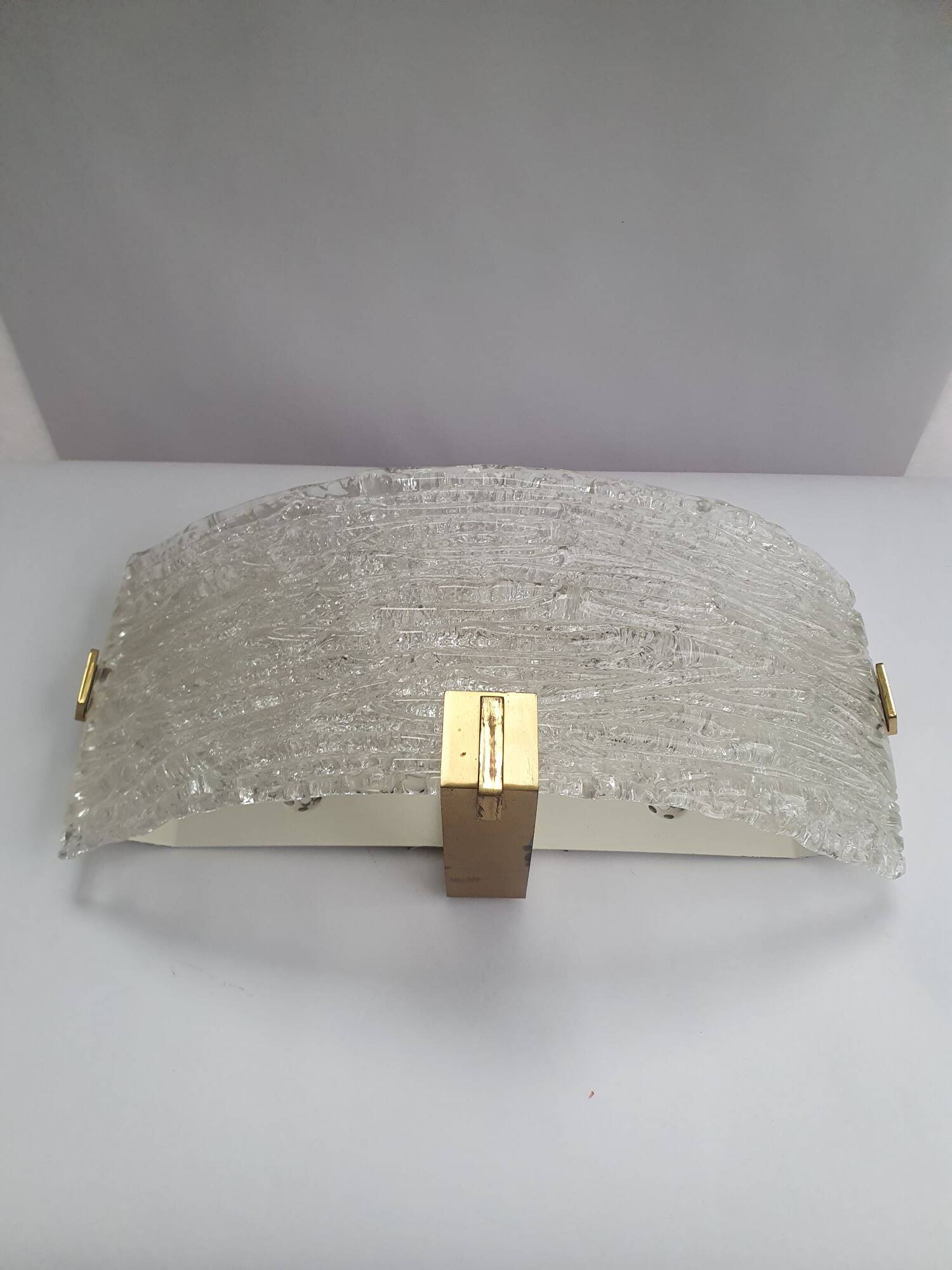 Murano glass wall lamp by Kaiser Leuchten, 1950s