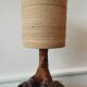 Wooden foot lamp