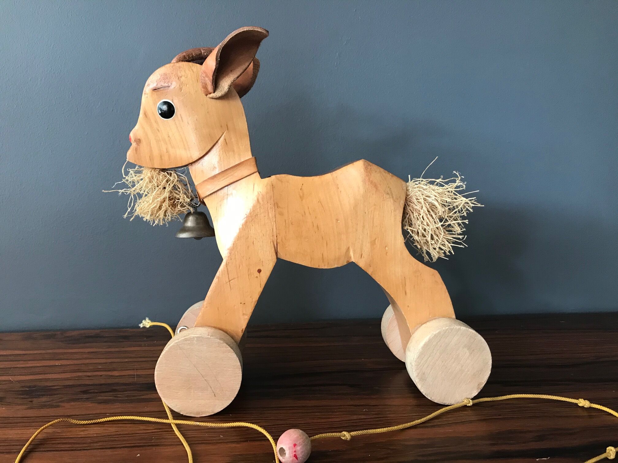 Franz Carl Weber's wooden goat 1960 handmade