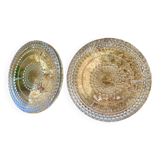 2 glass bottle coasters