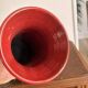 Red Volcanic Vase Selenium Spotted 1970s West Germany Mid Century