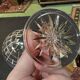 Set of 4 crystal stemmed glasses daum model boléro