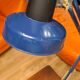 Vintage blue architect lamp