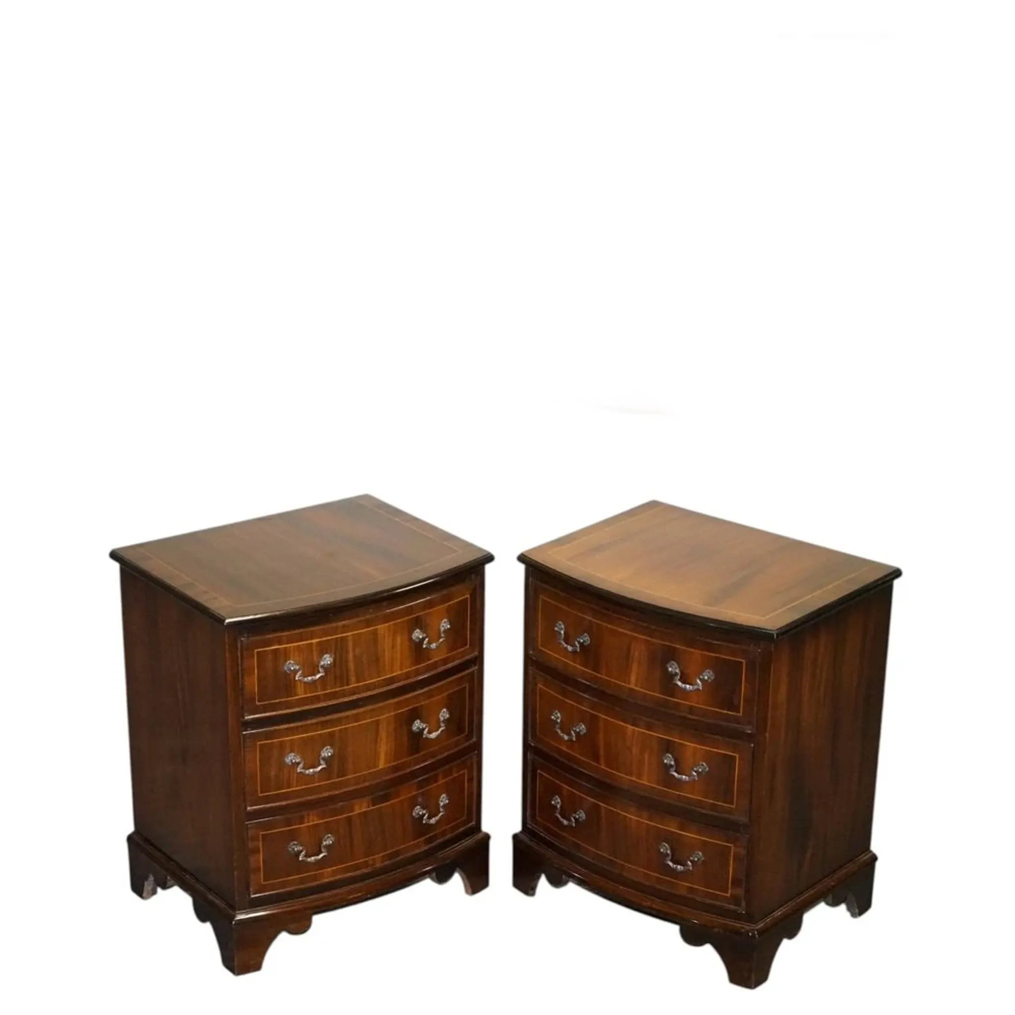 Vintage Bedside Tables, United Kingdom, Set of 2