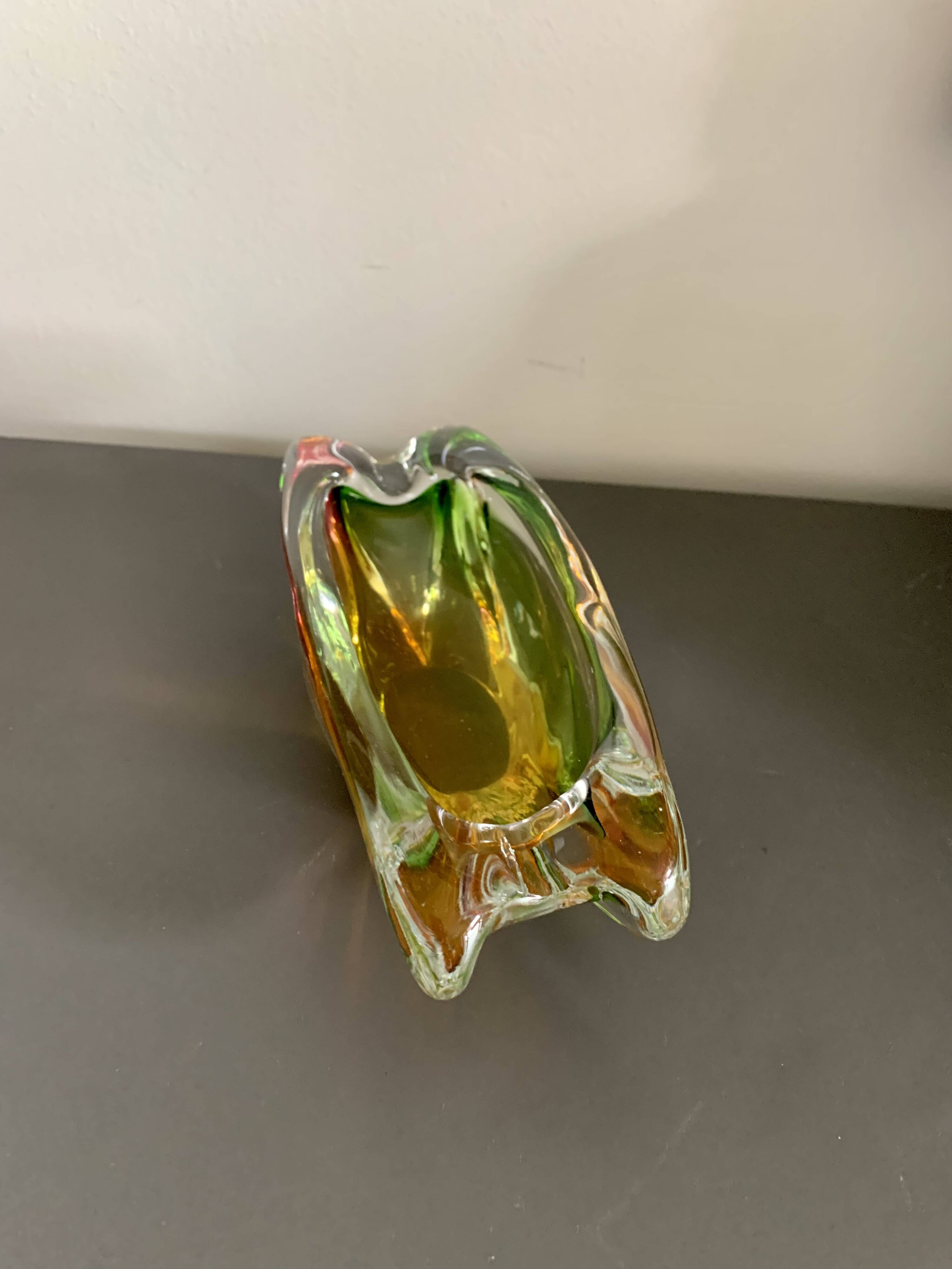 Astray by Josef Rozinek for Novy Bor Glassworks, 1960s