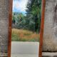 Large beveled mirror 74x195cm