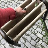 Wooden magazine rack from the 70s