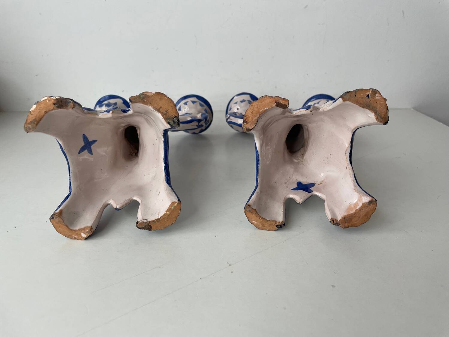 Ceramic candle holders