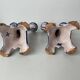 Ceramic candle holders