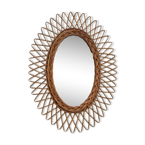 Miroir en osier