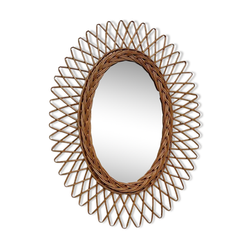 Miroir en osier
