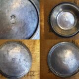 Soup bowl and its tin tray