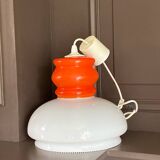 Vintage opaline pendant light