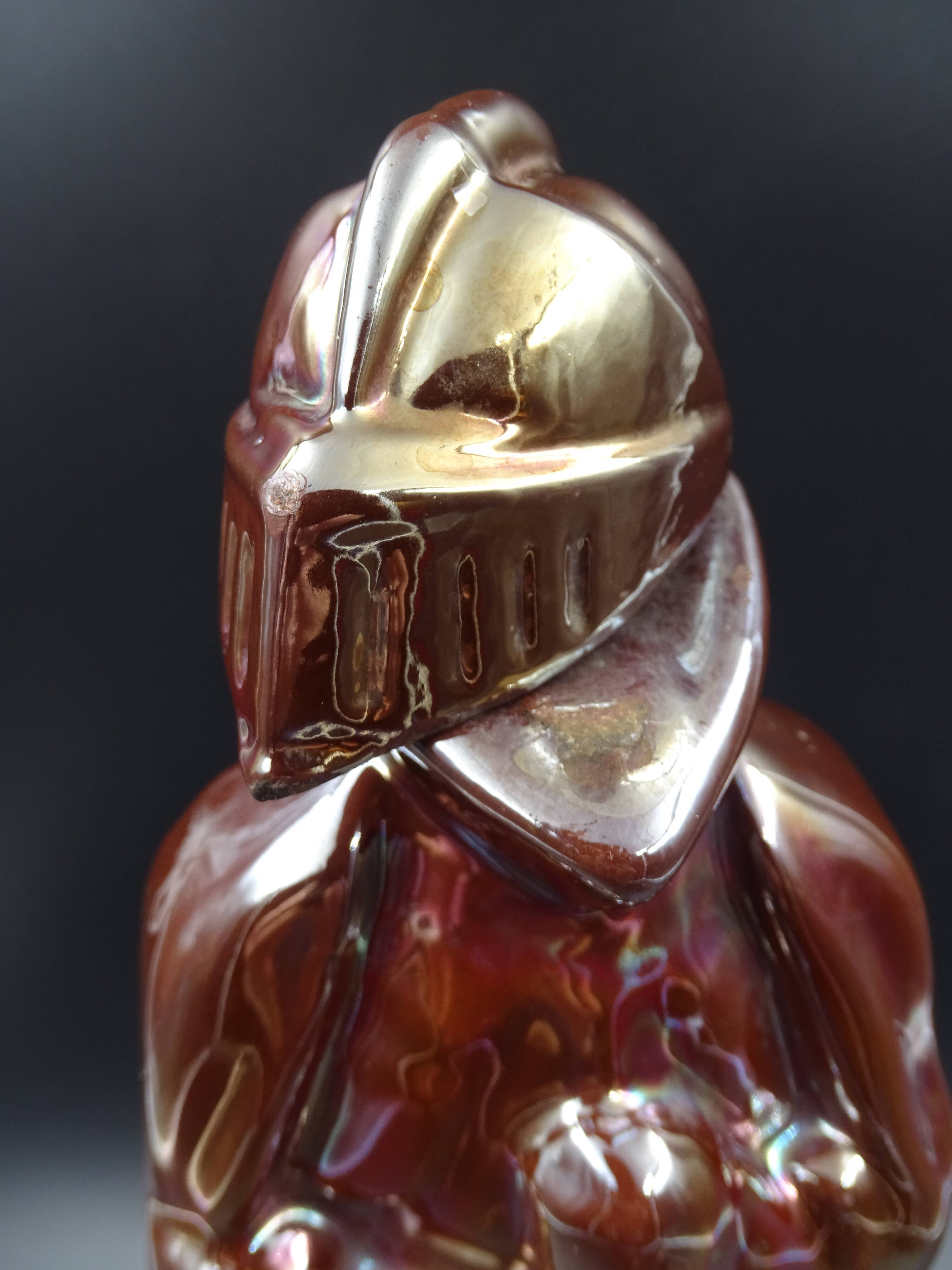 Full chimney servant of his accessories - The enamelled cast iron knight