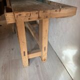 Old wooden workbench