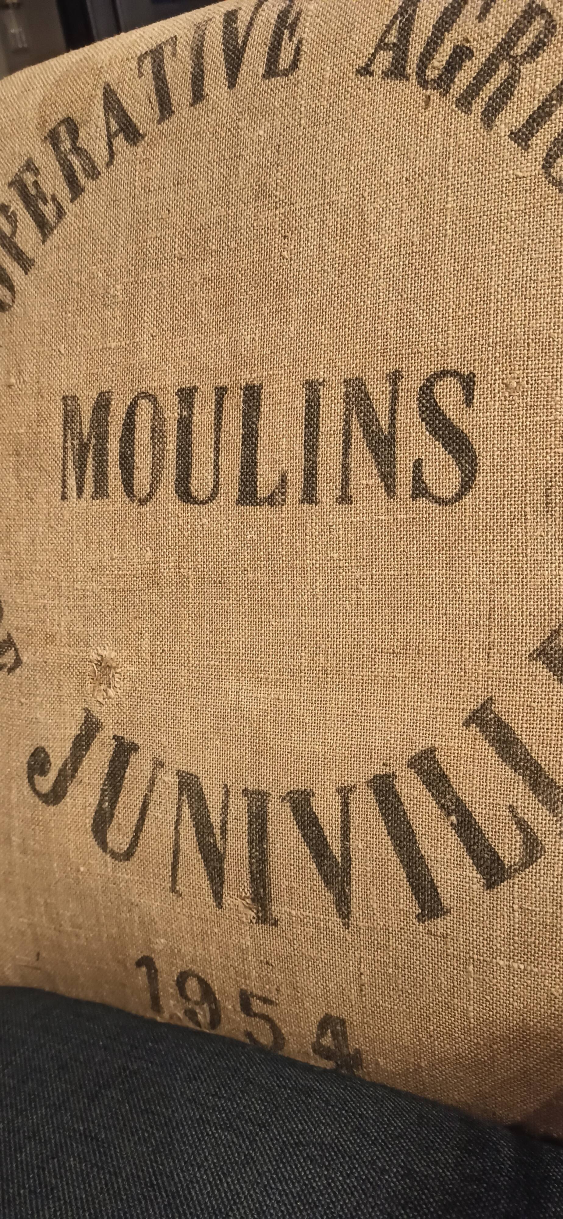Fauteuil toile de jute