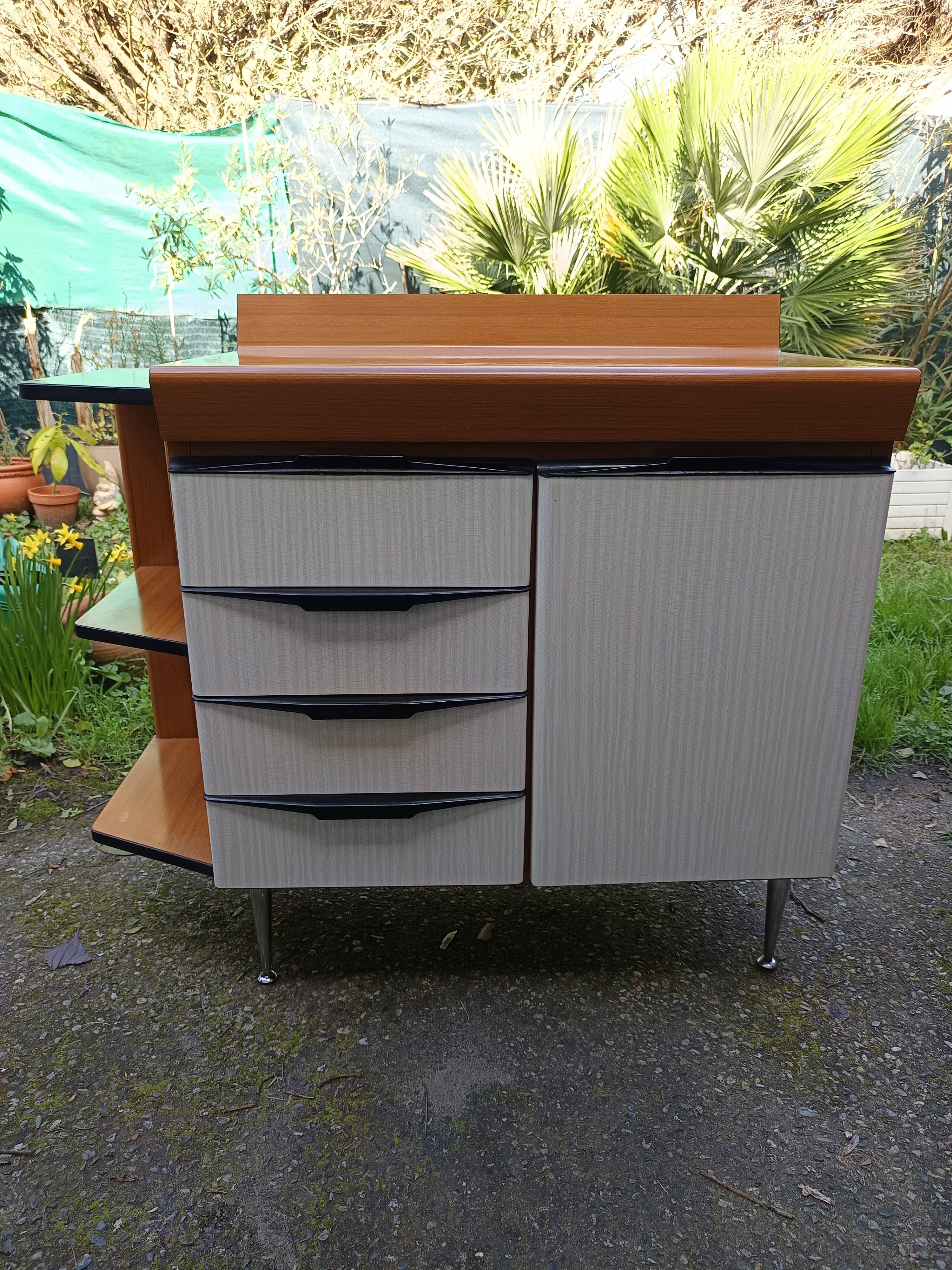 two low cabinets by Salvarani from the 1970s