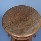 Industrial adjustable piano stool. 1930s