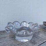 Crystal tea light candle holder in glass Cristallerie Lorraine