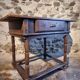 Rustic French oak table with drawer, late 18th – early 19th century, Auvergne