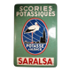 Enameled Advertising Sign Alsace Potash Saralsa