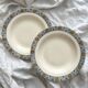 2 “Lamartine” ironstone soup plates from Salins