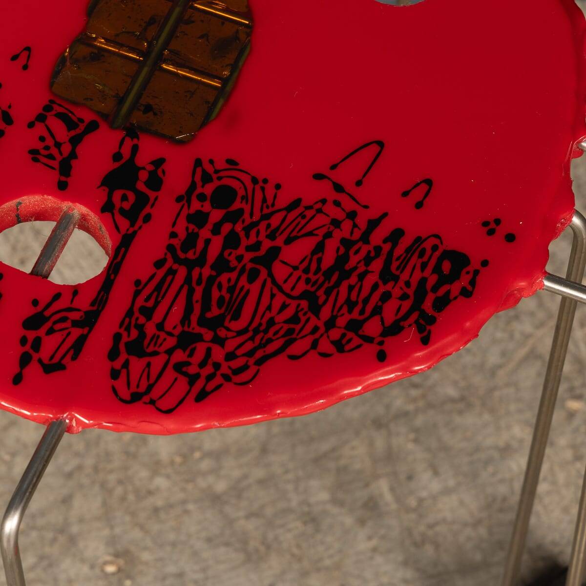 Paire de tables 'design poisson', série triple play, gaetano pesce