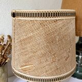 Swedish lamp, 2m fabric cable, fabric lampshade