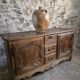 Grand oak buffet from the 18th century, Auvergne