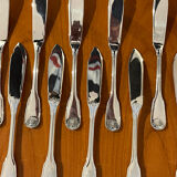 Christofle Vendome shell, fish cutlery and serving cutlery