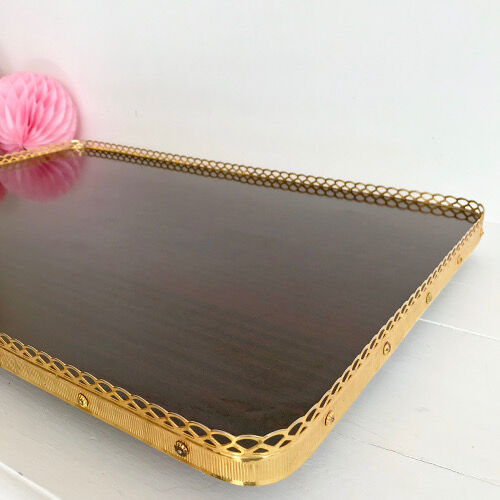 Old lacquered serving tray