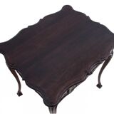 Antique table, Western Europe, late 19th century. After renovation.