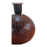 Wooden ball table lamp