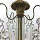 4-light bronze Napoleon III chandelier