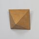 Plywood Pyramid Wall Sculpture – Geometric Hanging Art, Europe, 1970s