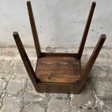 19th century solid walnut bedside table