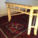 Vintage bamboo coffee table