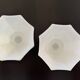 2 Opalines / Coupelles en verre de lait