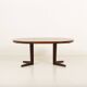 Danish Rosewood pedestal extension table attr. to Gudme Mobelfabrik, 1970s