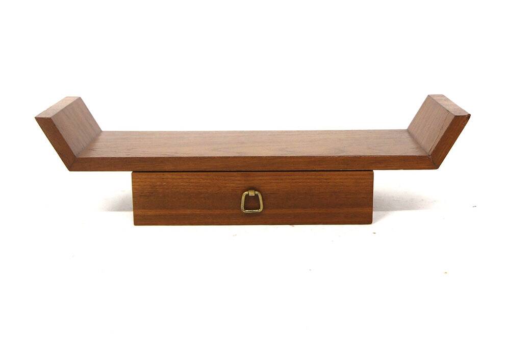 Scandinavian teak wall shelf, Sweden, 1960s