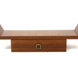 Scandinavian teak wall shelf, Sweden, 1960s